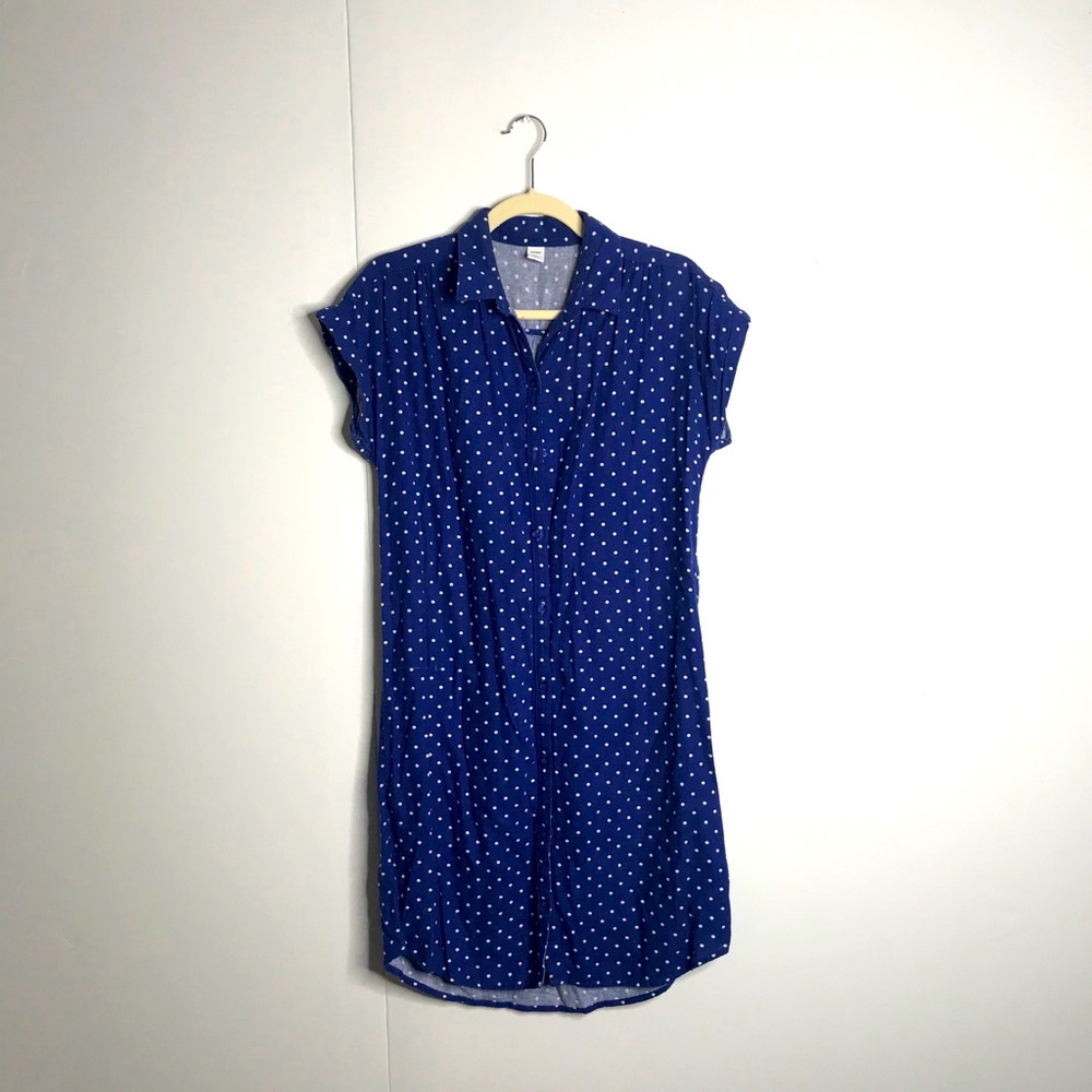 Polka Dot Linen Dress